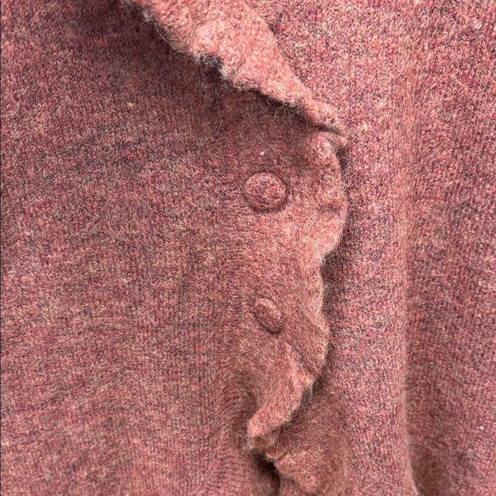Kenar Rust Cardigan Sweater - Picture 3 of 5